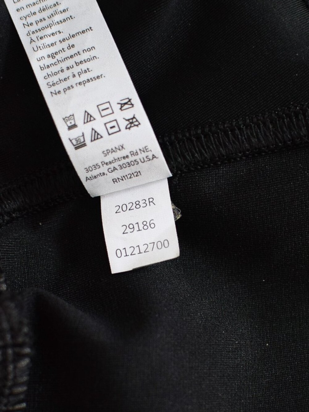 SPANX Faux Leather Jogger Pants - Black - Picture 11 of 11